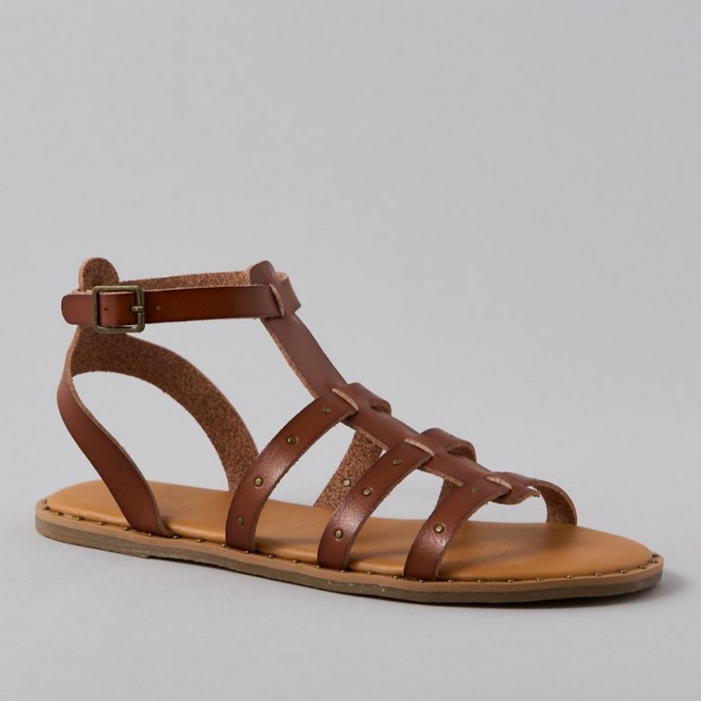 AE Brown Gladiator Sandals
